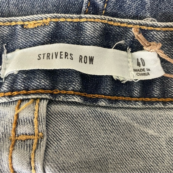 STRIVERS ROW NWT MEN’S SUGAR MAPLE DISTRESSED BLUE DENIM JEANS 40 - Picture 13 of 16